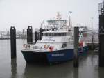 Der Offshoretender der Reederei Norden-Frisia, die Wind Force 1 liegt am 5.1.2010 im Norddeicher Osthafen