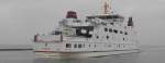 Frsisia IV der Reederei Norden-Frisia AG in der Einfahr von Norddeich auf dem Weg nach Norderney
