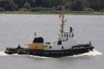 Schlepper Wilhelmine, Elbe hhe Wedel, 24.07.2010