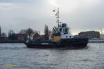 MICHEL (4) (IMO 9689081) am 9.3.2020, Hamburg, Elbe, vor den Landungsbrücken / Doppelhüllen-Assistenz-Schlepper / Typ: Damen ASD 2913 / Lüa 28,9 m, B 13,23 m, Tg 5,4 m / 2 Diesel,