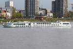 KFGS Rhein Prinzessin heute Morgen bei der Ankunft in Köln 