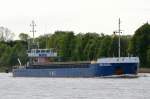 Die RMS Baerl IMO-Nummer:9194311 Flagge:Antigua und Barbuda Länge:99.0m Breite:12.0m Baujahr:1999 Bauwerft:Schiffswerft Schlömer,Leer Deutschland passiert die Weiche Fischerhütte im