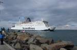 Fhrschiff Rostock an der Warnemnder Mole. 19. 07 .08