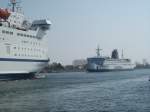 Der Kronprinz Frederik in Rostock am 15.04.09