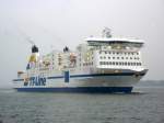 TT-Line  Nils Holgersson  erreicht den Hafen von Travemnde.