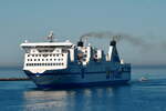 TINKER BELL , Passagier/Ro-Ro Cargo Schiff , IMO 9217242 , Baujahr 2001 , 220 x 30 m , 01.05.2026 , Rostock-Warnem�nde
