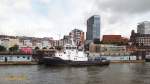 BREMERHAVEN (4)  (IMO 9045871 ) am 8.9.2015, Hamburg, Elbe Schlepperponton St. Pauli  / 
VoithTractor Schlepper / URAG, Bremen / GT 368 / Lüa 31,35 m, B 10,0 m, Tg 5,35 m / 2 Diesel, Krupp-MaK 8M332C, ges. 3200 kW (4350 PS), 12,6 kn, Pfahlzug 46 t / 1993 bei Peenewerft, Wolgast, D / Flagge: D, Heimathafen Bremerhaven /
