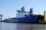 Die Tor Dania IMO-Nummer:7624051 Flagge:Gro�britannien L�nge:193.0m Breite:25.0m Baujahr:1978 Bauwerft:Industrielle France Dunkirk,D�nkirchen Frankreich im Hafen von Cuxhaven am 24.04.11