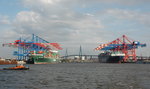 CMA CGM  Rigoletto Containerschiff IMO: 9299654 Baujahr: 2006,Länge:349.00m Breite: 42.80m Tiefgang: 15.00 m Container: 9415 TEU Geschwindigkeit: 25.70 kn                   EVERGREEN Ever