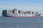 CMA CGM LIBRA , Containerschiff , IMO 9399193 , Baujahr 2009 , 363.61 × 45.6m , 11312 TEU , 07.11.2018 Alte Liebe Cuxhaven