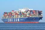 CMA CGM KERGUELEN , Containerschiff , IMO 9702132 , Baujahr 2015 , 398 × 54m , 17722 TEU , 08.11.2018 Cuxhaven