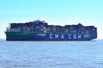 CMA CGM PALAIS ROYAL , Containerschiff , IMO 9839181 , Baujahr 2020 , 399.9 x 61.3 m , 22448 TEU , Cuxhaven , 20.04.2022