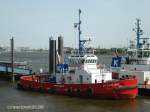 ZP CHALONE (Kotug) (IMO 8103078 ) am 28.5.2008, Hamburg, Schlepperponton Neumhlen /  Assistenzschlepper / BRZ 194 / La 28,5 m, B 10,36 m, Tg 5,06 m / BRZ 194 / 2 GM-Diesel, 2.238 kW, 11,5 kn,