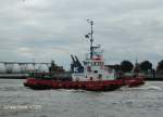 ZP CONDON (Kotug) (IMO 8103066) am 14.7.2011, Hamburg, Hhe Neumhlen /  Assistenzschlepper / BRZ 194 / La 28,5 m, B 10,37 m, Tg 5,06 m / 2.206 kW, 11,5 kn, Pfahlzug 45 t / 1981 bei Valley