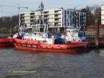 RT ZOE (IMO 9333888) am 18.1.2014, Hamburg, Elbe, Schlepperponton Neumühlen /  Rotor-Schlepper / BRZ 343 / Lüa 27,7 m, B 11,2 m, Tg 5,8 m / 3 Wärtsilä-Diesel, ges.