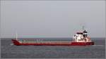 Die 2007 gebaute ISIS (IMO 9357494) am 24.02.2014 in der Elbmündung bei Cuxhaven. Dieser Tanker ist 111 m lang, 14 m breit, hat eine GT von 3.990 und eine DWT von 6.000 t. Heimathafen ist Delfzijl (Niederlande).