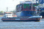 Die SPEYK ex. MARC-ANDRE IMO-Nummer:9374698 Flagge:Niederlande ex. Antigua und Barbuda L�nge:90.0m Breite:13.0m Baujahr:2007 Bauwerft:Peters Shipyard,Kampen Niederlande im Hamburger Hafen aufgenommen am 08.05.25