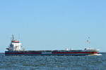 Die CORA JO ,St�ckgut- und Mehrzweckfrachter, IMO-Nummer:9268875 Flagge:Niederlande L�nge:111.0m Breite:14.0m Baujahr:2006 Bauwerft:Scheepswerf Peters,Kampen Niederlande vor der Alten Liebe Cuxhaven am 25.06.26