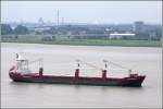 Die 1995 gebaute ELANDSGRACHT (IMO 9081332) fhrt am 23.06.2007 Weser abwrts. Sie ist 137,16 m lang, 18,90 m breit und hat eine GT/BRZ von 8448. Sie fhrt unter der Flagge der Niederlande.