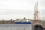Color Line-Fährschiff COLOR FANTASY im Hafen von Oslo / Norwegen.