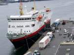 MS Narvik am 30.07.2003 im Hafen von Bergen