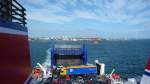 Blick in Richtung Frederikshavn von der Stena Jutlandica.
Sommer 07