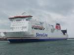 Die Stena Jutlandica luft um ca 11:00 Uhr in Frederikshavn ein. Sommer 09