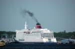 ,,Stena Baltica`` eine RoPax-Fähre wartet auf ihre Abfahrt von Karlskrona nach Gdynia.