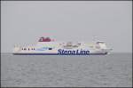Die  Mecklenburg-Vorpommern  der schwedischen Reederei  Stena Line  aus Gteborg im Zulauf auf Warnemnde. (03.07.13)
