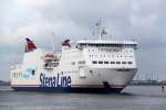 Stena Line Fhre Mecklenburg-Vorpommern hatte am 30.07.2013 eine 6-stndigen berfahrt von Rostock-berseehafen nach Trelleborg vor sich.