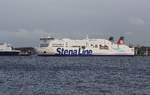 Stena Scandinavica von Stena Line am 24.04.2017 bei der Abfahrt aus Kiel