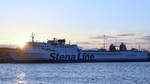 Die Fähre URD (IMO: 7826855) am Skandinavienkai in Travemünde. (April 2019)