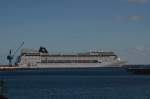 Die MSC Armonia, Lnge 251m, Breite 28m, Passagiere 2223.