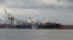 MSC ORIANE  (IMO 9372482) am 5.8.2016, Hamburg liegend, Walterhofer Hafen /  Containerschiff / BRZ 66.399 / Lüa 277,3 m, B 40 m, Tg 14,5 m / 1 Diesel, MAN B&W 10K98MC-C 51.535 kW (70.068 PS),