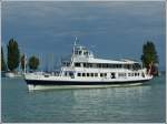 Die MS  Zrich  der Schweizerischen Bodensee Schifffahrtgesellschaft bei der Ankunft im Hafen von Romanshorn am 15.09.2012.