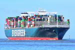 EVER GIVEN , Containerschiff , IMO 9811000 , Baujahr 2018 , 399.94 x 59 m , 20388 TEU, 20.04.2022 , Cuxhaven