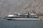 Kreuzfahrtschiff CELEBRITY CONSTELLATION (IMO 9192399) in der Bucht von Kotor (Montenegro), Adria, Mittelmeer, 07.09.2026