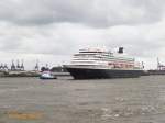 PRINSENDAM (IMO 8700280) AM 20.6.2014, Hamburg einlaufend, Elbe Höhe Tollerort /  ex ROYAL VIKING SUN, Royal Viking Line, Nassau,  (1988 – 1999), SEABURN SUN, Cunard Line, Nassau,  (1999