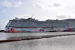 NORWEGIAN JOY , Kreuzfahrtschiff , IMO 9703796 , 325,90 x 41,40 m , 3900 Passagiere bei 1700 Besatzungsmitglieder , Baujahr 2016/17 , Papenburg 15.03.2017