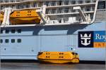 Tenderboote der 2015 gebauten ANTHEM OF THE SEAS (IMO 9656101). 06.04.2015