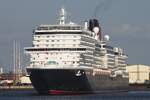 Kreuzfahrtschiff QUEEN ANNE (IMO 9839399); Eigner/Betreiber: Cunard; Datum: 14.07.2026; Aufnahmeort: Elbe/Hafen Hamburg, Deutschland.