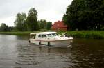 Motorjacht ANKE, unterwegs im Elbe Lbeck Kanal...  Aufgenommen: 26.6.2012