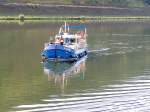 BIGGELS, steuert auf der Mosel, Richtung Schleuse St.Aldegund;120823