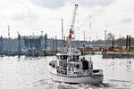 MERIDIAN am 09.03.2023 im Hafen von Lübeck-Travemünde