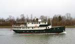 SIGNE STJERNE aus Norwegen - MMSI= 257058100 - RC= LFDP / 27m x 6,5m /
Bj.= 2018 in Arnhem (NL)-- am 13.12.2018 bei Sehestedt am Nord-Ostsee-Kanal