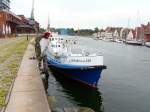 MS BERNARD VAN LEER, MMSI 244110955, EX: SAR K.N.R.M., 22 x 5m, liegt in Lübeck an den Media-Docks...