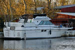 Die Yacht K-X 838  ALGITANA  hat Anfang November 2020 in Anklam angelegt.