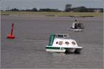 FROSCH ist ein gut gewhlter Name fr dieses Boot, dass am 14.08.2010 bei Glckstadt in der Elbe liegt.