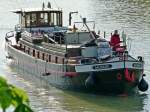 Saudade - Freizeitschiff aus Basel/CH am 3.05.2011.vor der Schleuse Bevergern.