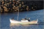 TN 1263 POULA MARIA luft in der Abendsonne des 21.09.2012 Trshavn an.